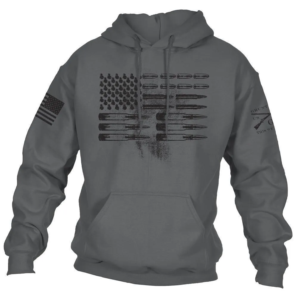 2020 Mäns Vinter Sweatshirt Långärmad Amerikansk flagg Casual Pullover Hoodie T200720