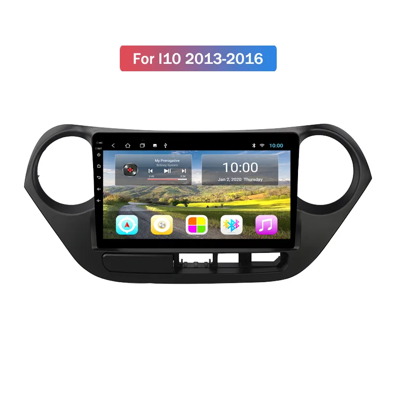 Cena fabryczna Ekran dotykowy Car Video Radio Android GPS dla Hyundai I10 2013-2016 z WiFi