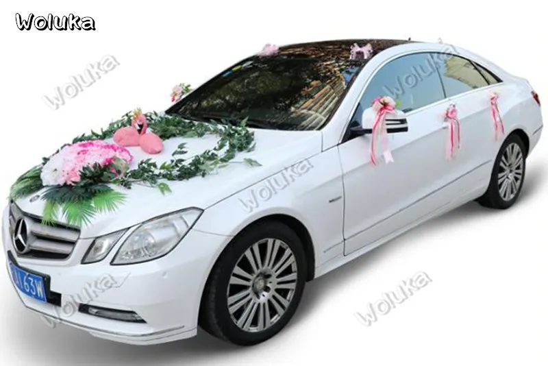 Autodekoration Flamingo Thema Hochzeit Auto Dekoration Set Simulation Rose  Hochzeit CD50 Q03 Von 229,87 €