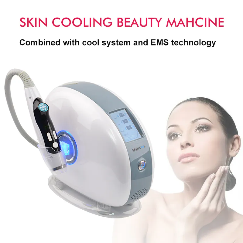 المحمولة الجلد الباردة تجديد آلة تجديد cryo electroporation mesotherapy الجلد تبريد الوجه رفع معدات الجمال