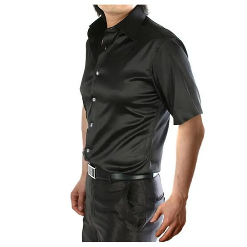 Camisa deals satinada hombre