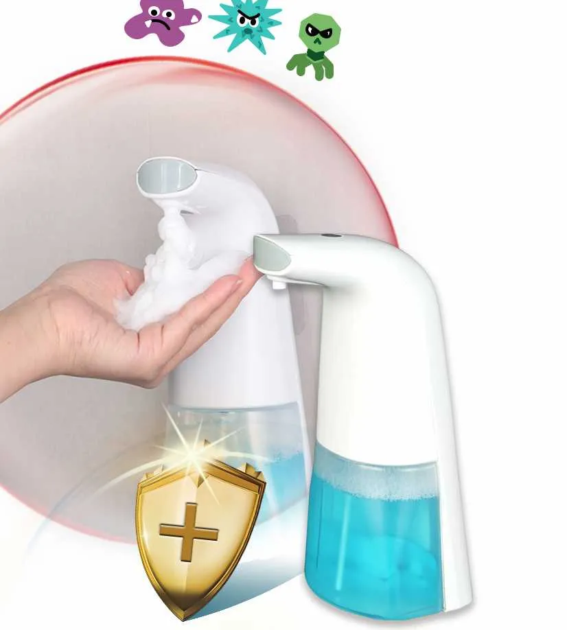 Drop Ship Epack ABS Touchless Automatic Hand Foam Spray Liauid Sanitizer Soap Dispenser 300ML IN Stock