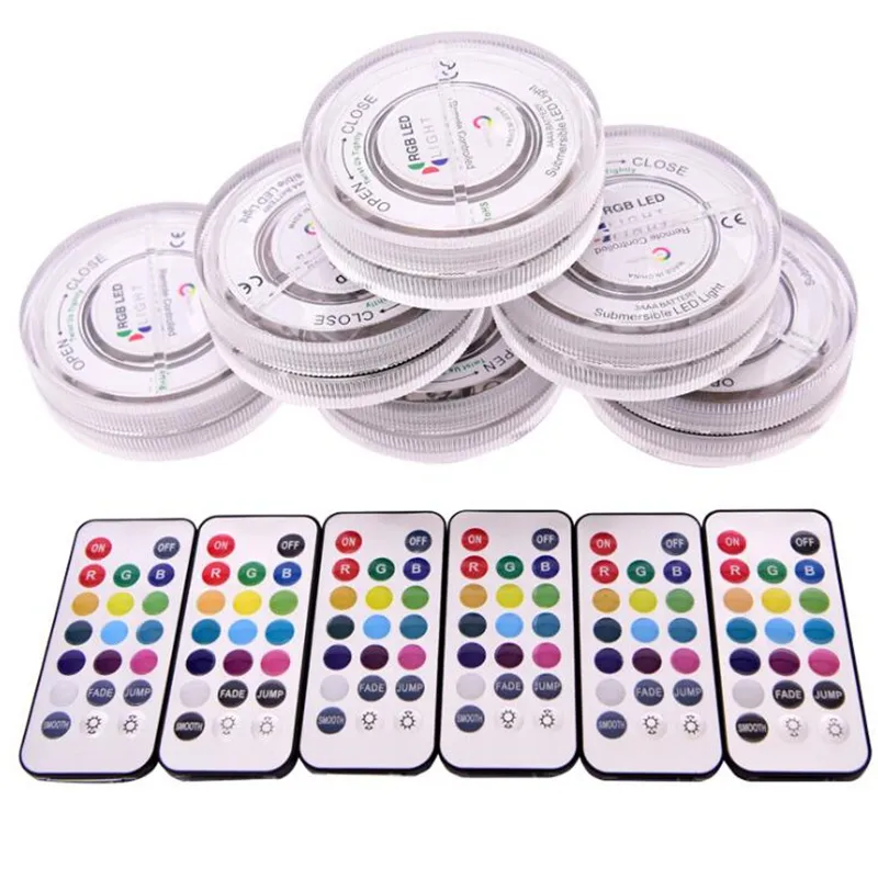 Più nuovo LED colorato telecomando luce notturna supporto luminoso portatile decorazione di lusso per vetro acrilico Bong narghilè Shisha kit per fumatori