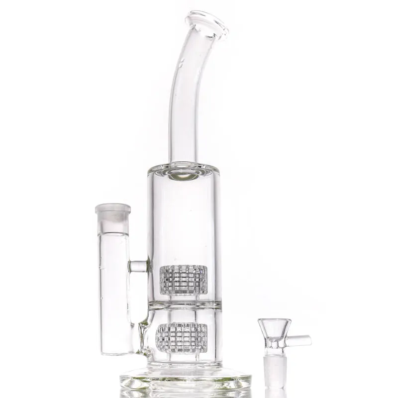 フッカーダブルケージパーコレーターガラスパイプダブリグオイルリグMOBIUS MATRIX SIDECAR WATE BONGS BUBBLER