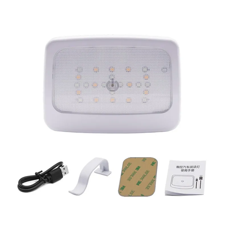 Voiture lecture dôme lampe multifonction LED lumière intérieure USB charge magnétique lumière d'aspiration Portable lumière de secours pour voiture maison