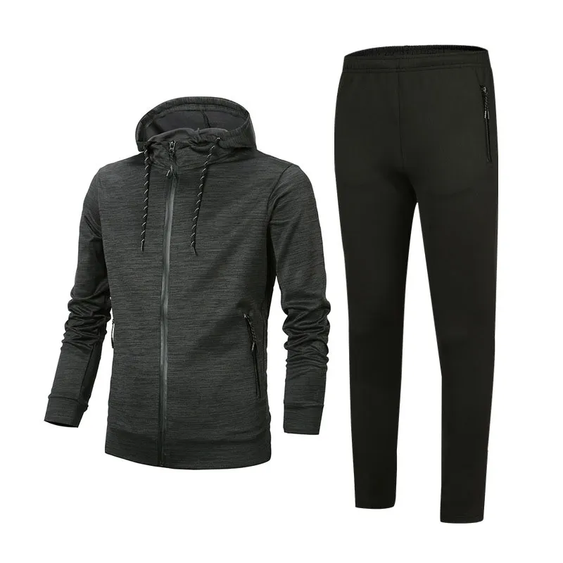 Traje de gimnasia para hombre Ropa deportiva Diseñador Chándales Chaqueta de hombre de alta calidad Versión abrigo Moda Cremallera Tops Pantalones Hombres Sudadera casual Trajes deportivos Sudadera con capucha con capucha tallas grandes