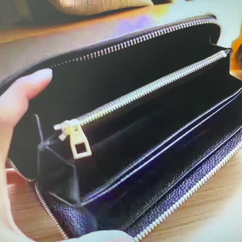 M61864 M63691 M64090 Top Quality Embossed Empreint Leather ZIPPY Wallet For Women Long Zipper Cowhide Card Holders Purses Woman Wallets