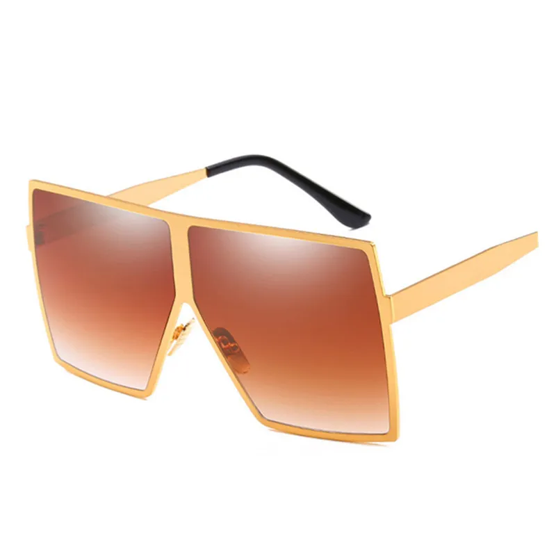 Oversized Square Sunglasses for Men & Women - Fashion Metal  display picture 1