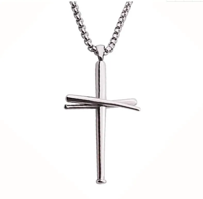 Baseball cross pendant deals