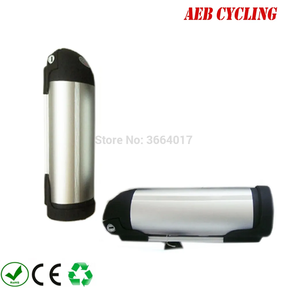 Batterie Li-ion 36V 11,6 ah pour vélo électrique chinois, haute puissance, type bouteille, pour tube descendant, pour gros pneus, ville, avec chargeur