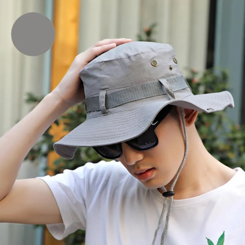 Stylish Unisex Waterproof Bucket Hat Mens With Wide Brim For