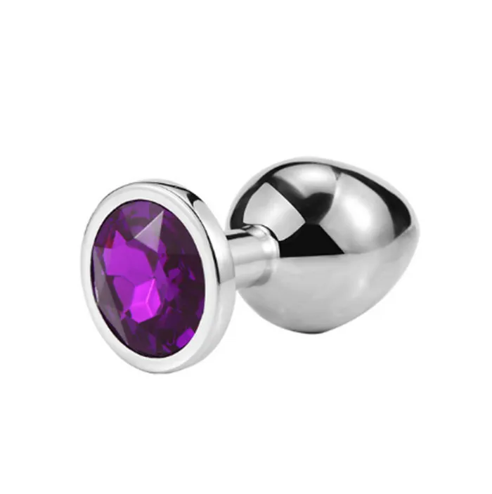 plug anal metal Glam Luv Metal Butt Plug 3.3 Inch - Hott Love main image 1