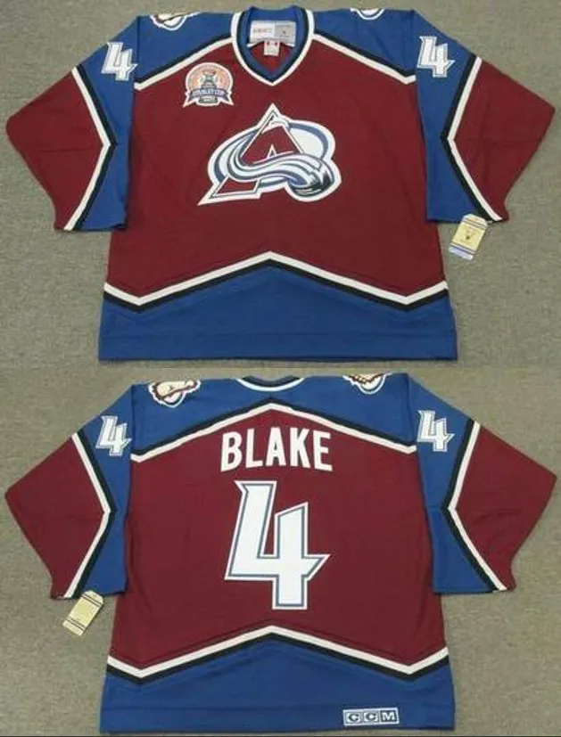 コロラド アバランチ レトロ ジャージ ROB BLAKE TEEMU SELANNE