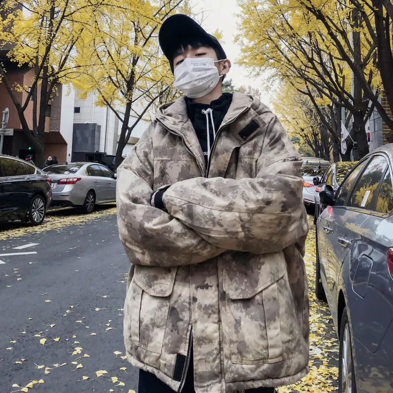 Camo jacket sales mens fashion