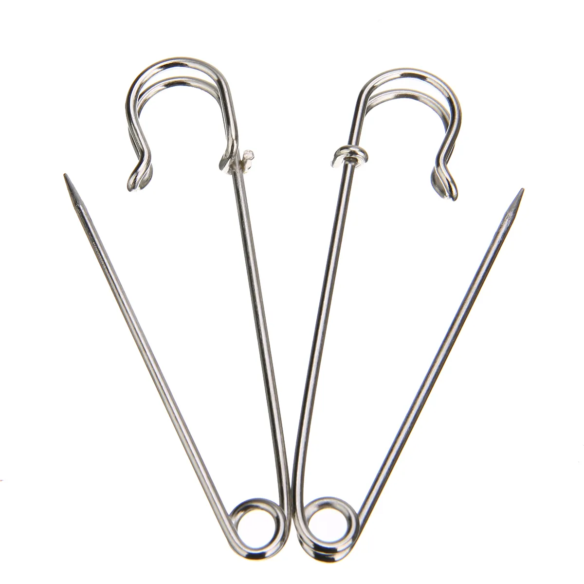 12pcs Large Heavy Duty Stainless Steel Big Jumbo Safety Pin Blanket Crafting for Making Wedding Bouquet Brooch DIY Decoration