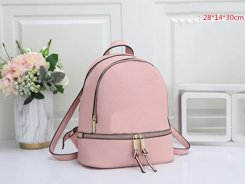 Розовые дизайнерские сумки кожаничная мини -женщина Bag рюкзак для детей знаменитый модный Springs Palm Lady Travel Bag Сумка сумочка