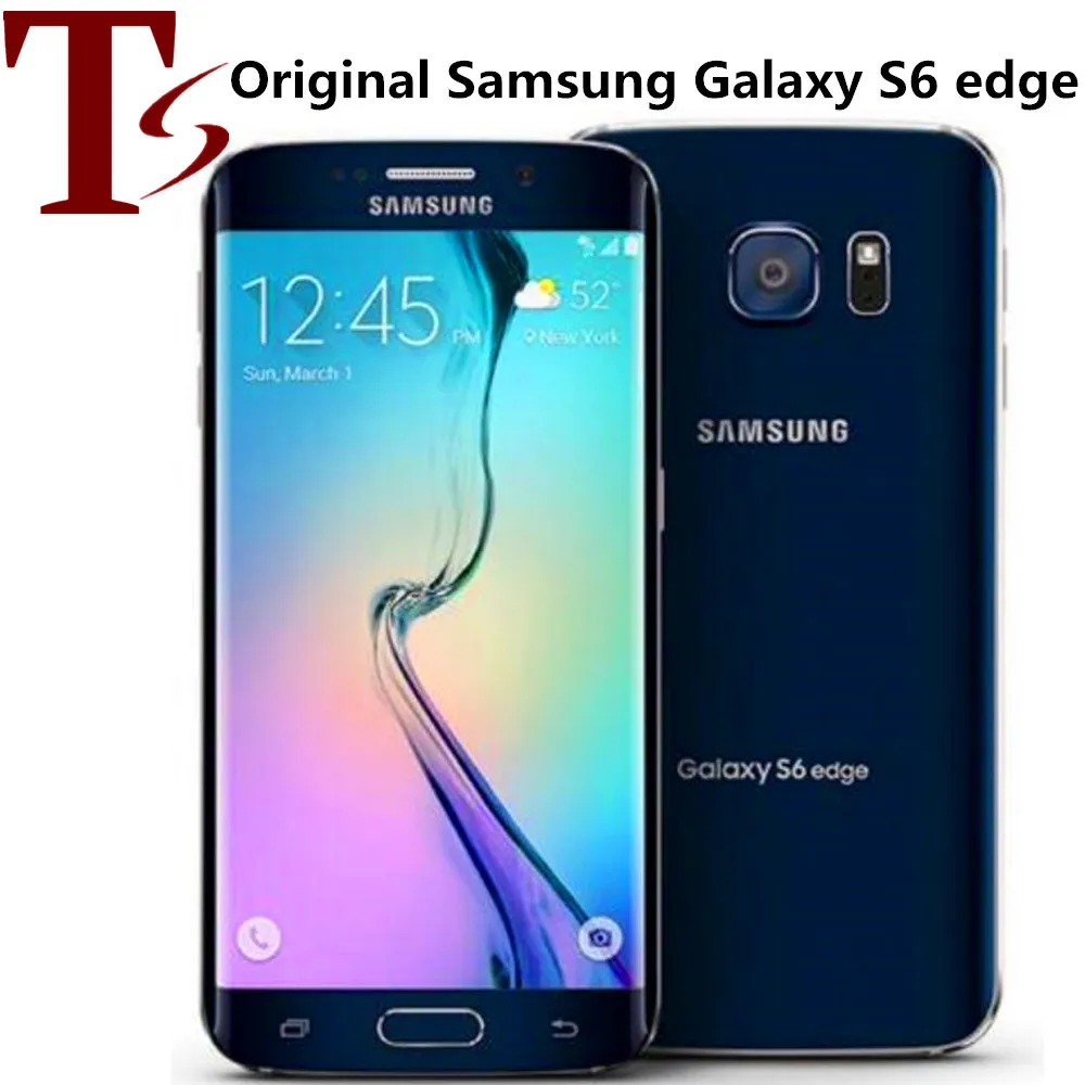 Refurbished Original Samsung Galaxy S6 Edge G925F G925A G925V G925T 5.1 inch Octa Core 3GB RAM 32GB ROM 4G LTE smart phone 1pc DHL