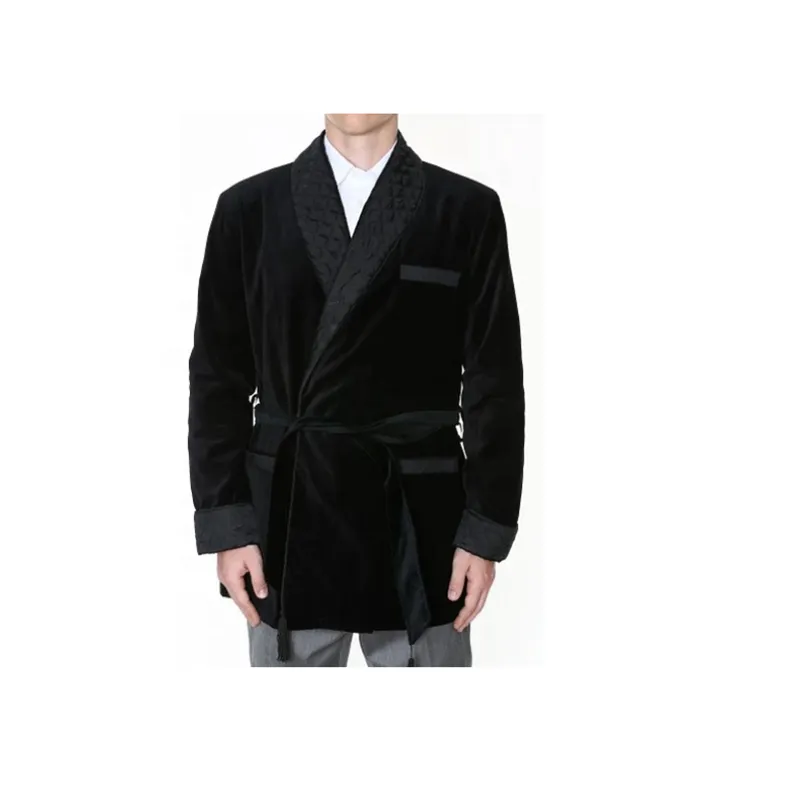 Velours hommes Blazer veste fête bal décontracté fumer seulement 1pc Wear1172J