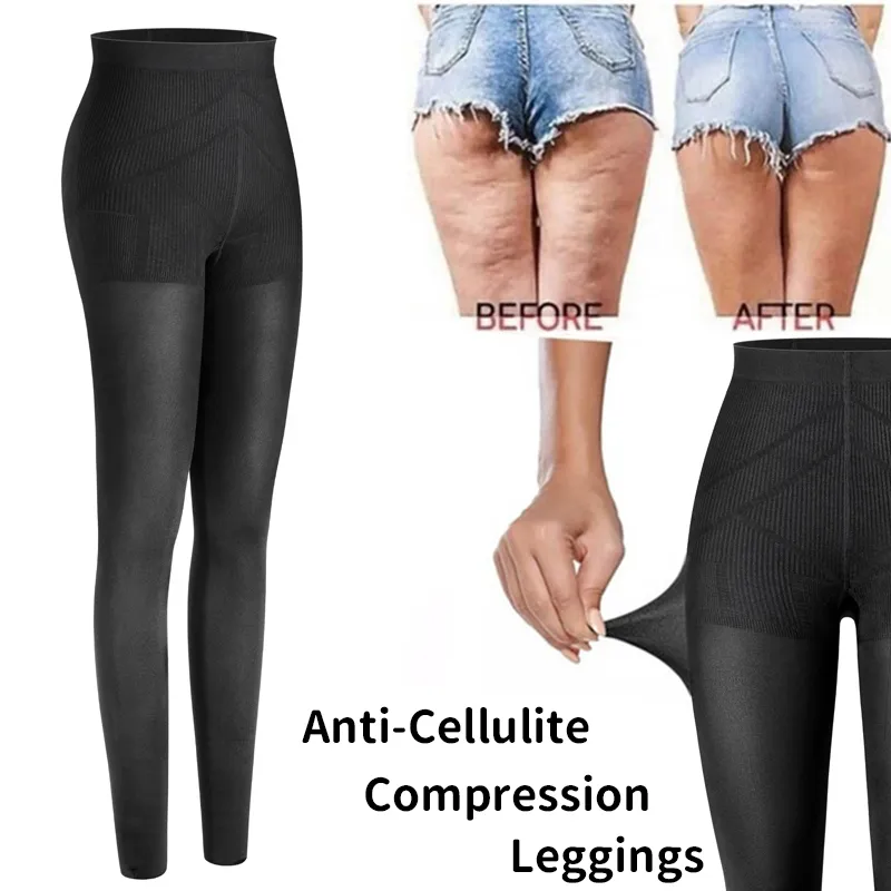 Shapewear Corpo Shaper Compressão Anti Celulite Leggings Leggings