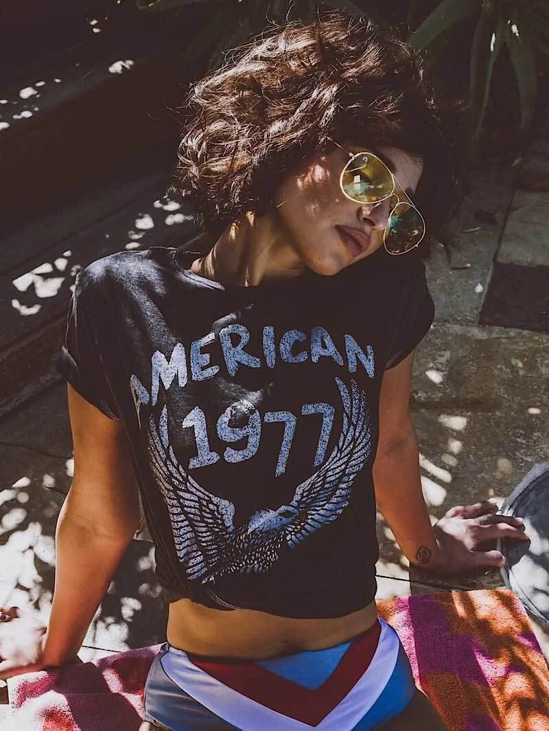 Camiseta Grafica De Inspiracion Bohemia Camiseta Negra De Caminos Rurales Para Mujer Camiseta Informal De Verano 2020 Camiseta Bohemia Camisetas Con Nuevo Estampado Para Mujer CX200713 De 9 82 DHgate