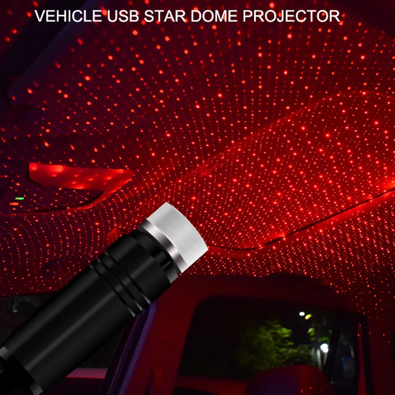 Car Roof Star Light Interior LED Starry Laser Atmosphere Ambient
