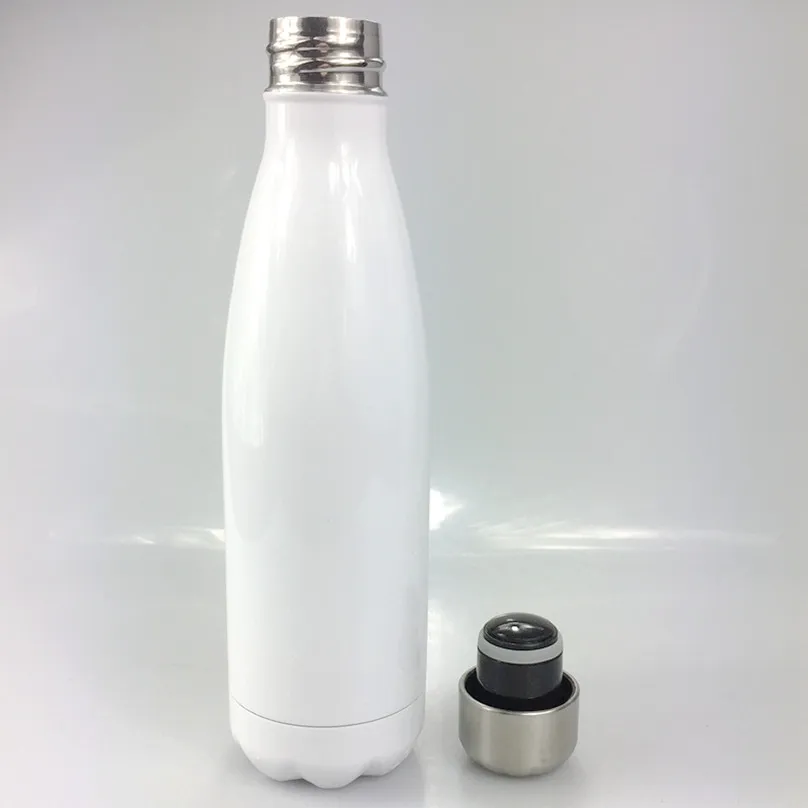 Stainless Steel Double Wall Insulated Cola Bottle 17oz DIY Sublimation Custom Rtic Water Bottle