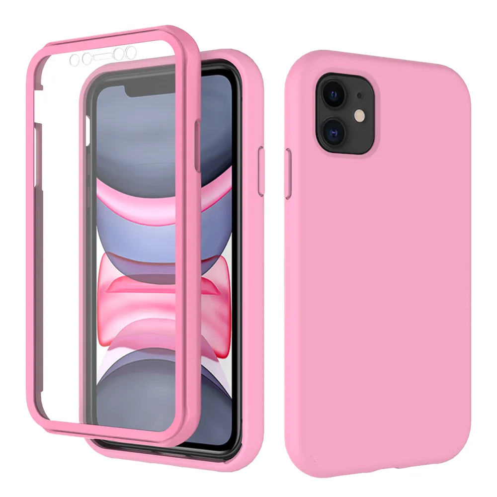 Pour Google Pixel 5 XL 4A Trois Épreuves Installation Facile Totalement Protection Absorption des Chocs Bumper Design Case