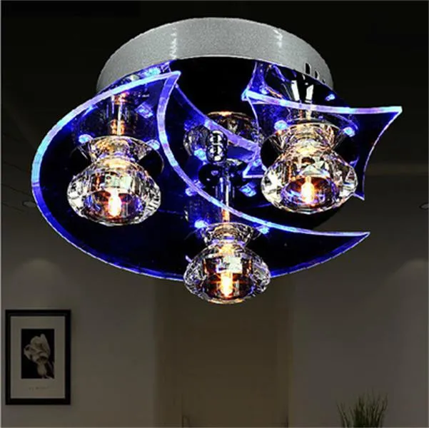 Creative LED Crystal Moon Pendant Ceiling Lamp For Modern Living Room Bedroom Restaurant And Interior Decor From Online201666 140.71 DHgate.Com