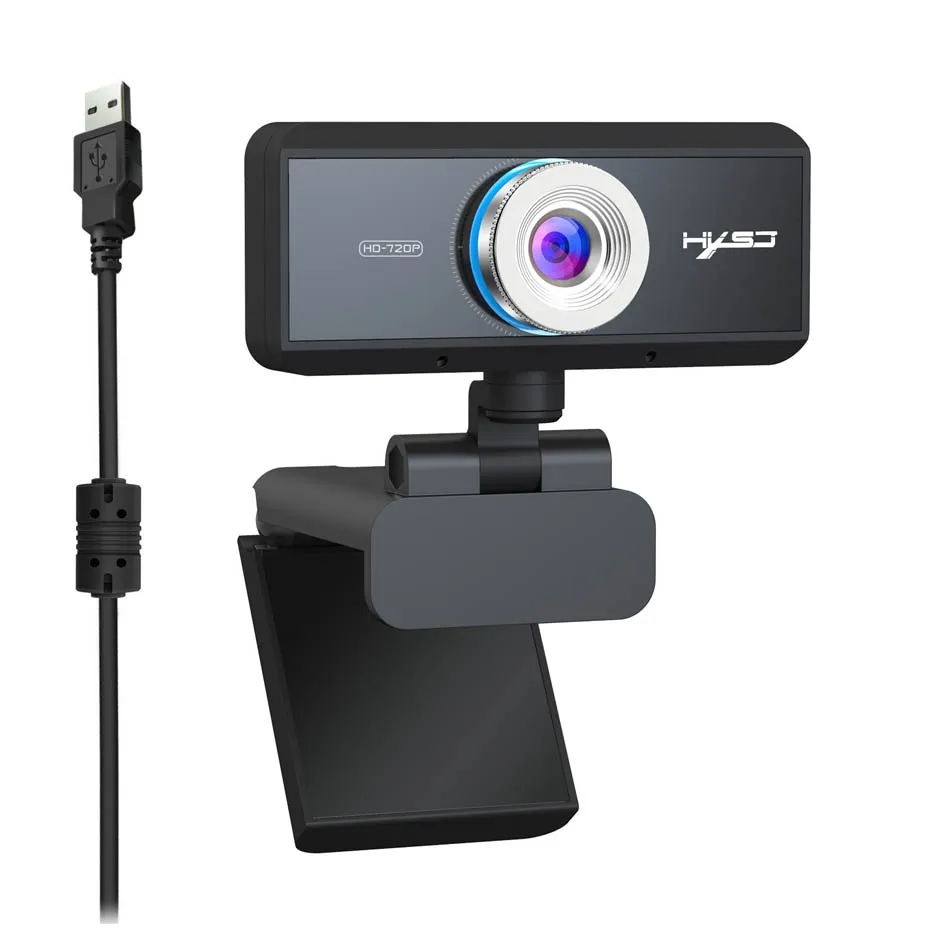 HD 720P Webcam With Microphone, HXSJ SCamera For Online Meeting, Video ...