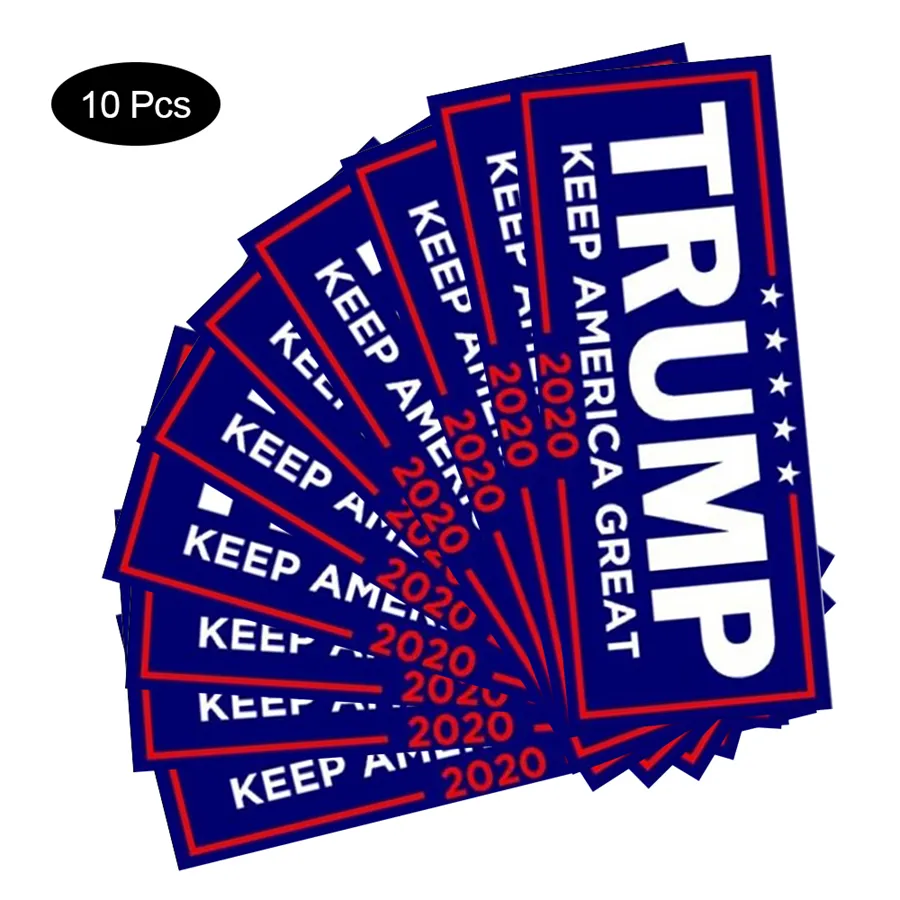 Trump adesivos de carro 13 Estilos 76 * 23 centímetros Manter tornar a América Great Again Donald Trump Stickers Adesivo Novidade Itens 10pcs / set OOA6901