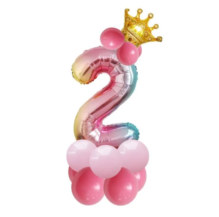 Number 2 outlet birthday balloon