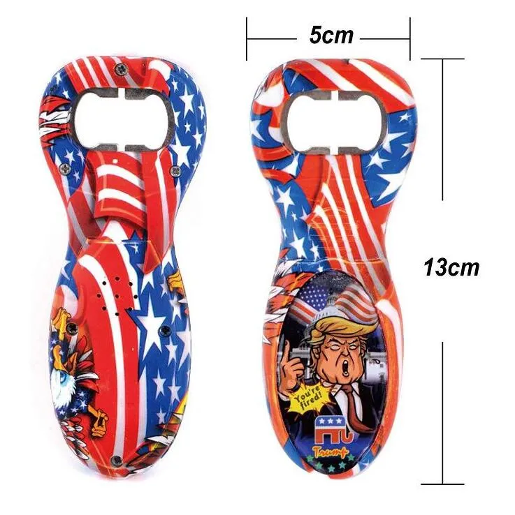 Bottle Openers New Donald Trump Bottle Openers Voice Beer Opener Cute Printed Openers With Sound Voice Party Creative Toy Favor LSK266