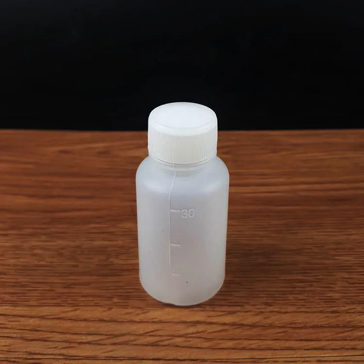 زجاجات سفر 30 مللي مع أغطية لولبية حاوية محلول مستحضرات التجميل أنبوب بلاستيكي للسفر قابلة لإعادة الملء