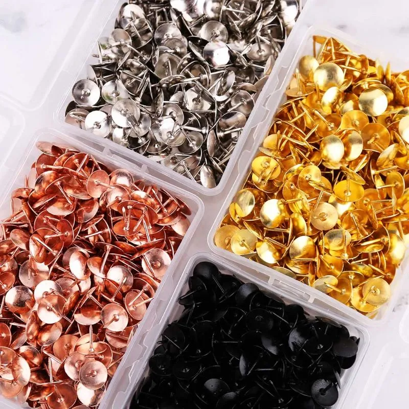 100 Pcs/pack Multi-purpsoe Star-shaped Metal Pushpins Set Classic Gold  Thumb Tacks Set For Office School Bulletin Boards - Push Pins - AliExpress