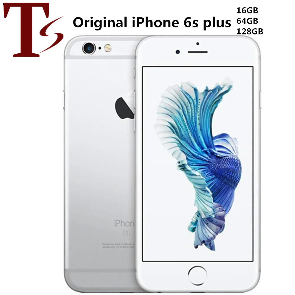 Refurbished Original Apple iPhone 6S Plus 5.5 inch With Fingerprint IOS A9 chipset 16/32/64/128GB ROM 12MP Unlocked Cell Phone