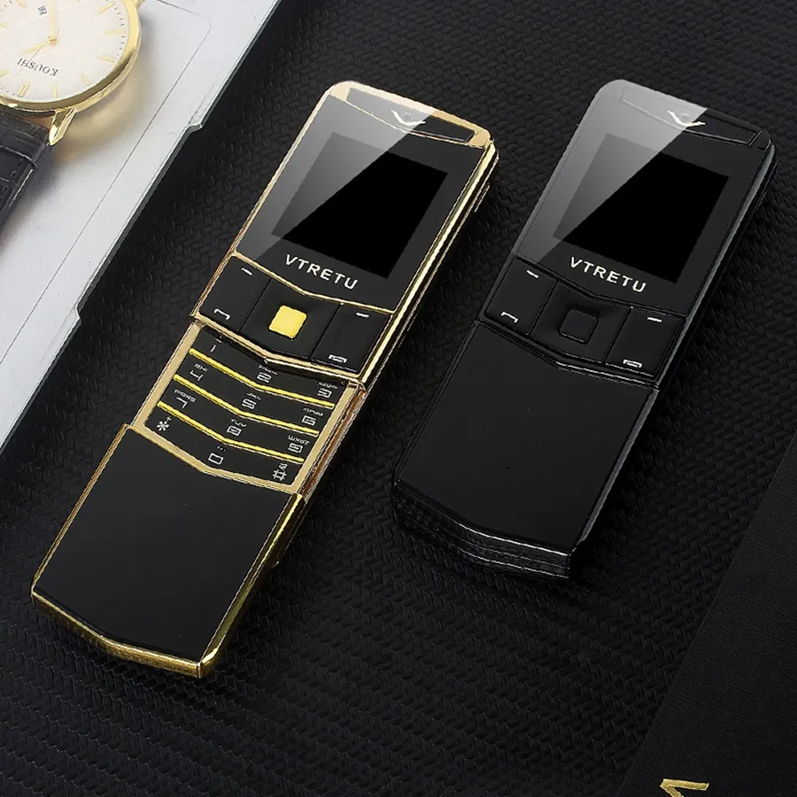 Luxury Metal Signature 8800 Mobile Phones 2G GSM Special Style Business