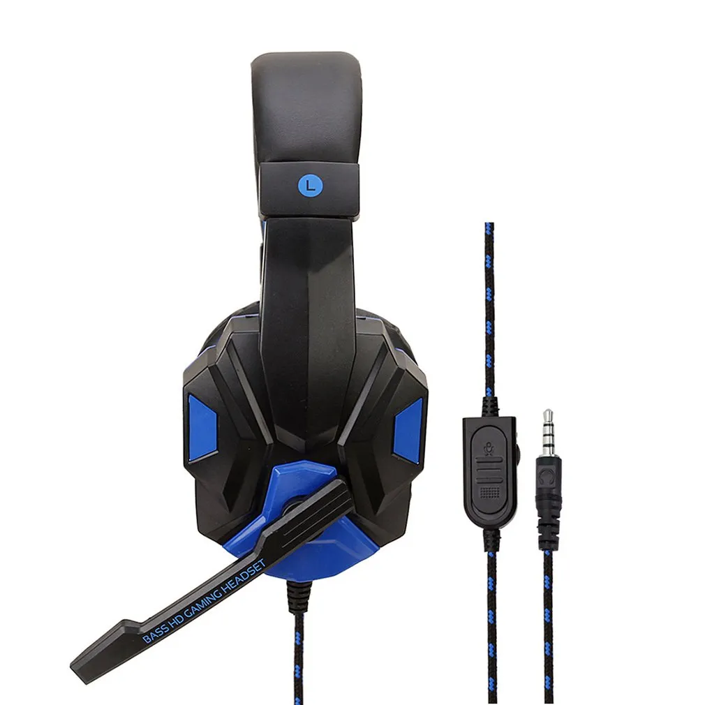 SY830MV Słuchawki Gaming Słuchawki Sound Sound Over Ear Gaming Gaming Headphone Słuchawki Słuchawki Mikrofon Stereo Słuchawki do PS4