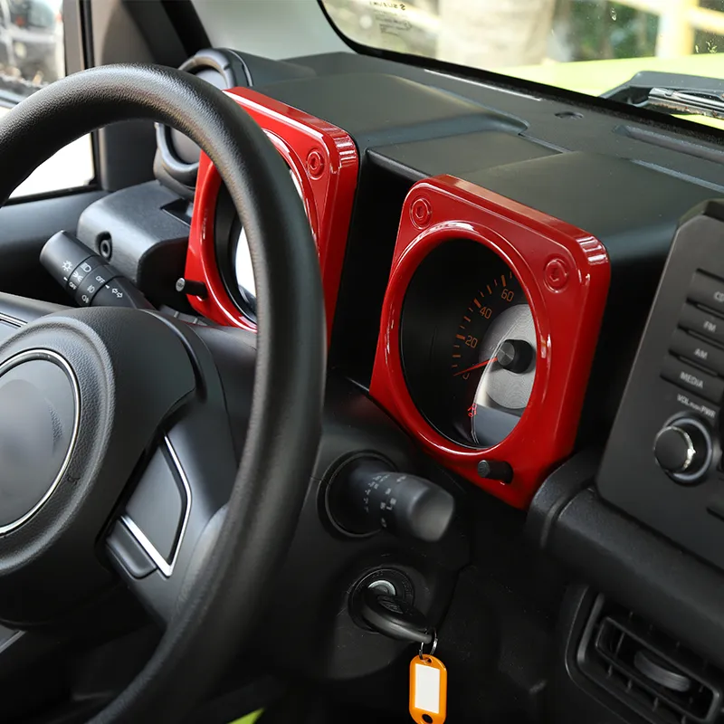 For Jimny Full Set Interior Red Car Dashboard Outlet Sticker Cover