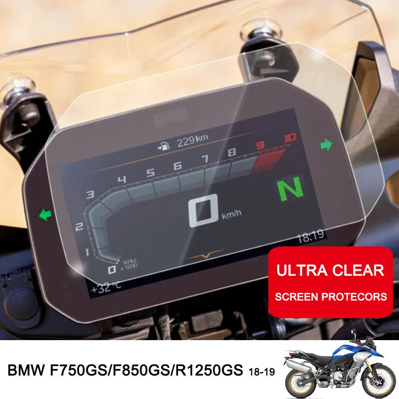 1pc cluster proteção contra riscos filme protetor de tela à prova uv para f750gs f850gs r1250gs poliuretanos termoplásticos tpu210v