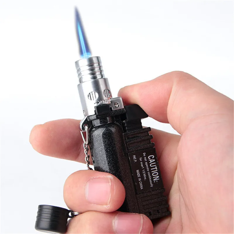 High Quality Torch Turbo Lighter Compact Jet Butane Cigar Lighter Gas Cigarette 1300 C Fire Windproof Lighter No Gas