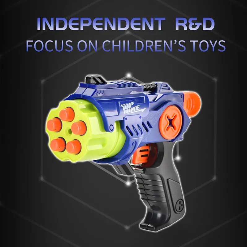 Compra online de Arma de brinquedo de bala macia de criatividade