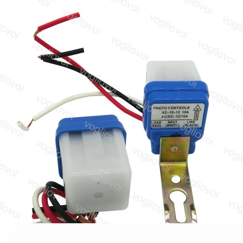 Dimmers Photoswitch Sensor 12V 10A Auto AC DC On Off Plastic Photocell