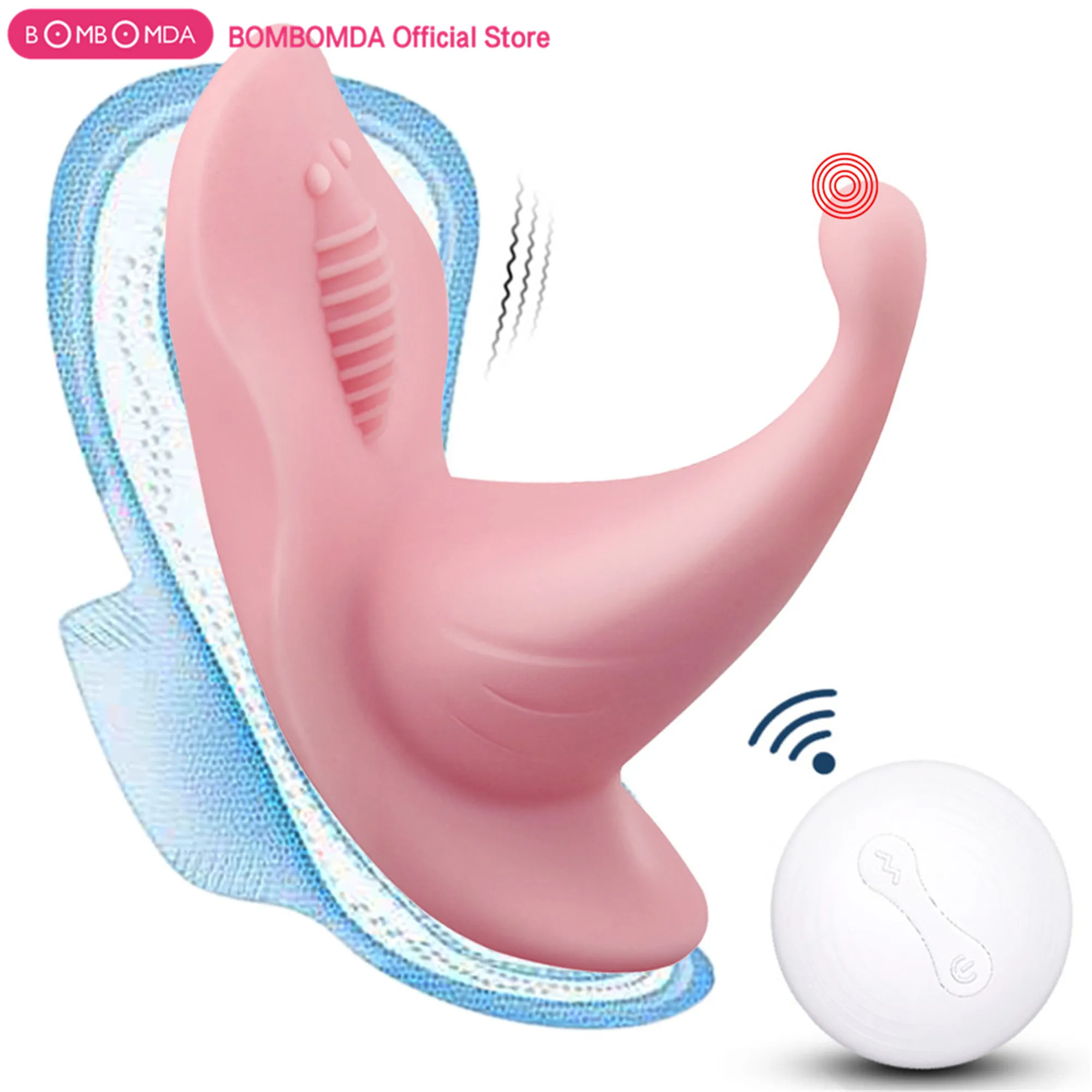 ios vibration ändern String Vibrator Für Frauen – Schmetterling Design | 9 Vibrationsmodi |  APP-Steuerung main image 1