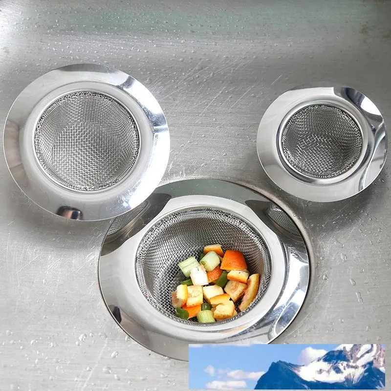 2 Pièces Filtre Évier Acier Inoxydable, Crépine d'Évier de Cuisine, Filtre  à Évier, Durable Acier Inoxydable Bouchon de Crépine d'Évier pour Cuisine,  Salle de Bain (Bleu + Argent) 