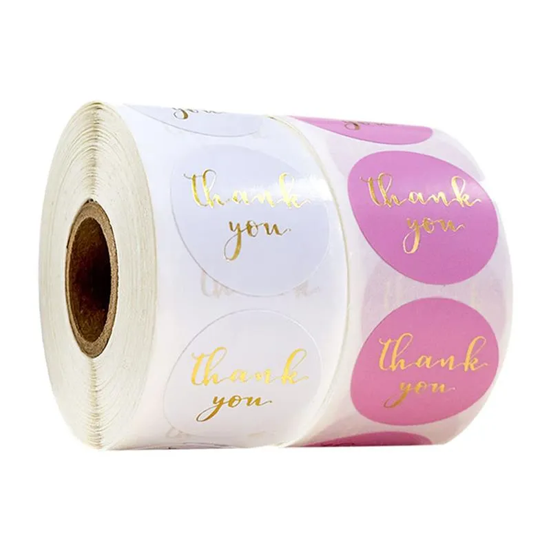DHgate.com:500pcs Gold Foil Thank You Stickers for Scrapbooking ...