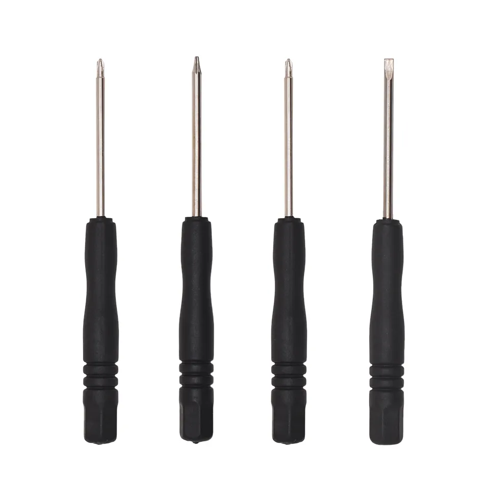 Preto Mini chave de fenda 0.6Y 0,8 Pentalobe 1.5 2.0 2.0 Phillips com fenda 2.0Y Torx T5 T6 para o telefone móvel 8000pcs Ferramentas Abertura reparação / lot