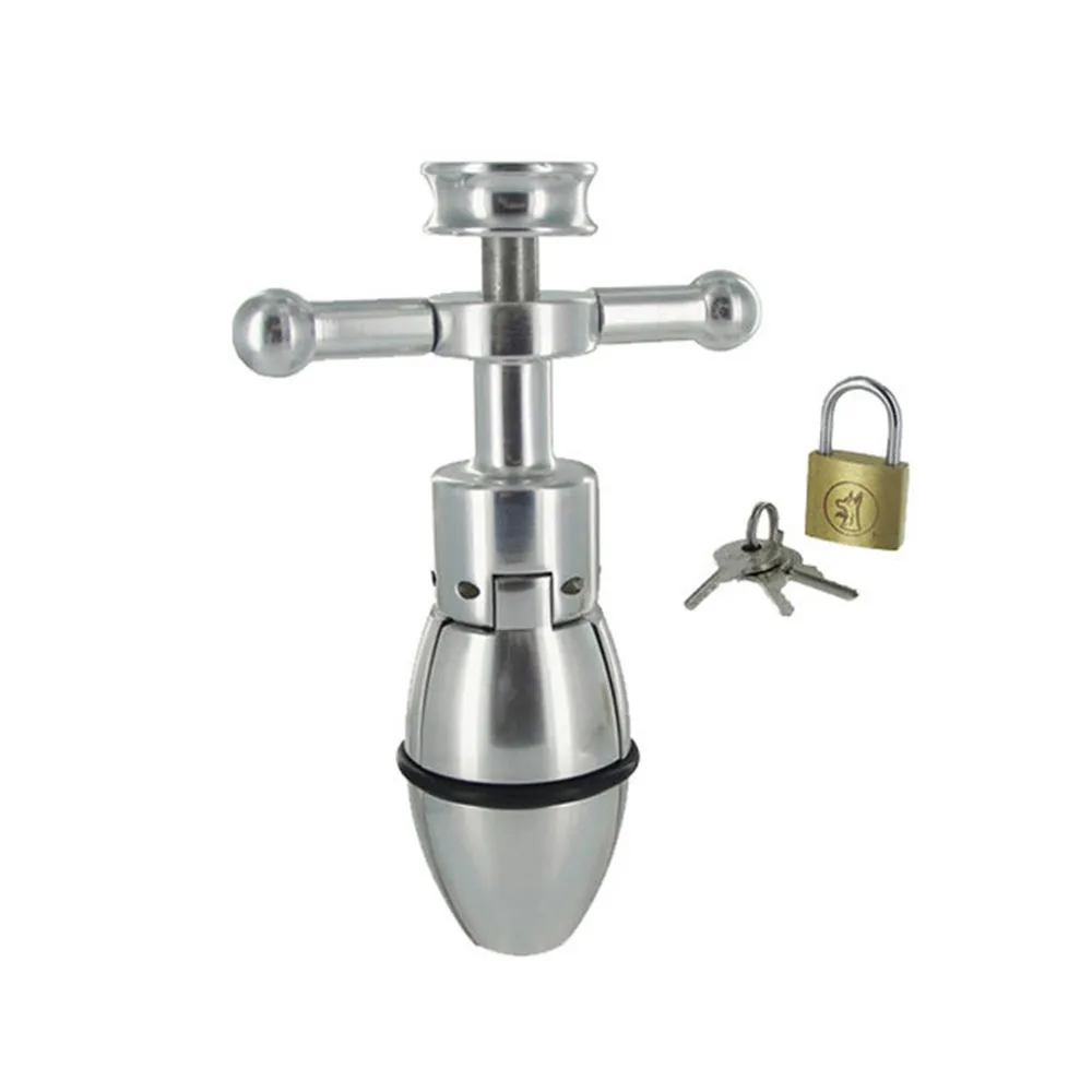 New Adjustable Stainless Steel Anal Plugs Butt Lock... From Alicezhang309,  $36.55 | DHgate.Com