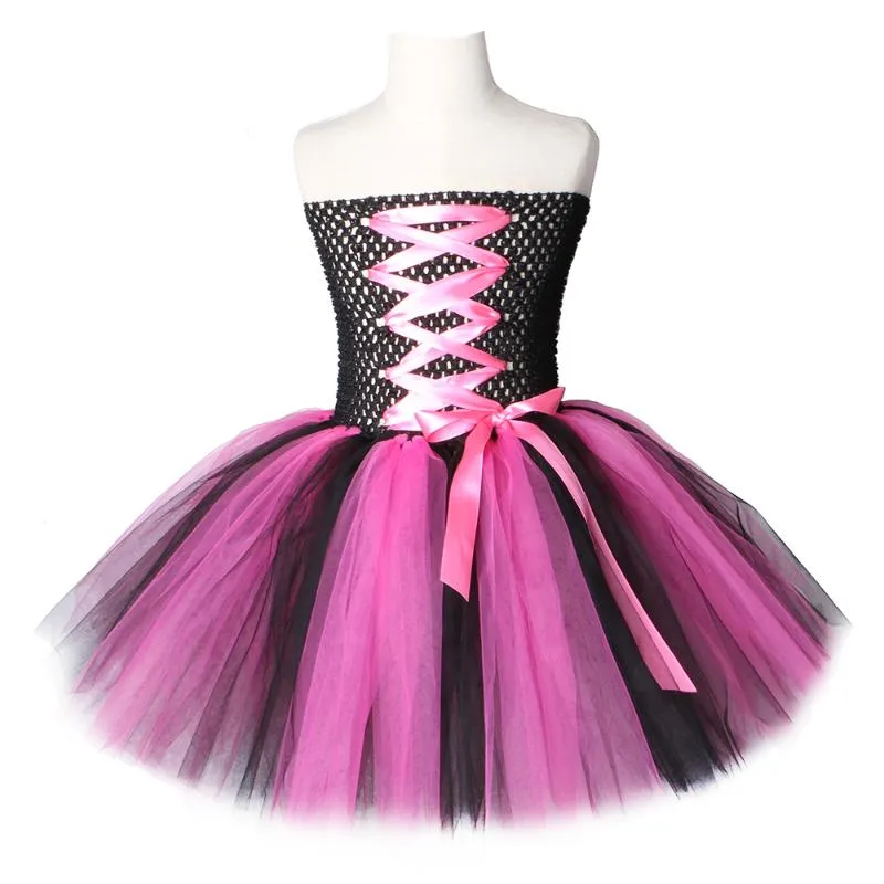 Pink and best sale black tutu dress
