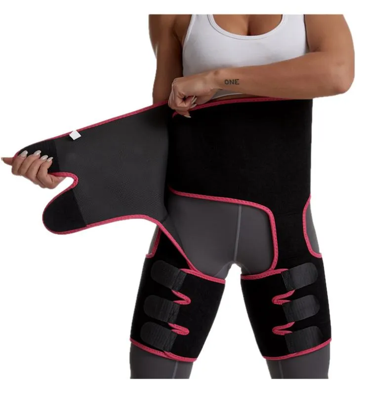 Justerbara kvinnor tyngdlyftningsskydd Hög midjebälte Trimmer Neopren Buttocks Body Shaper Abdominal Belt Sweat Girdle