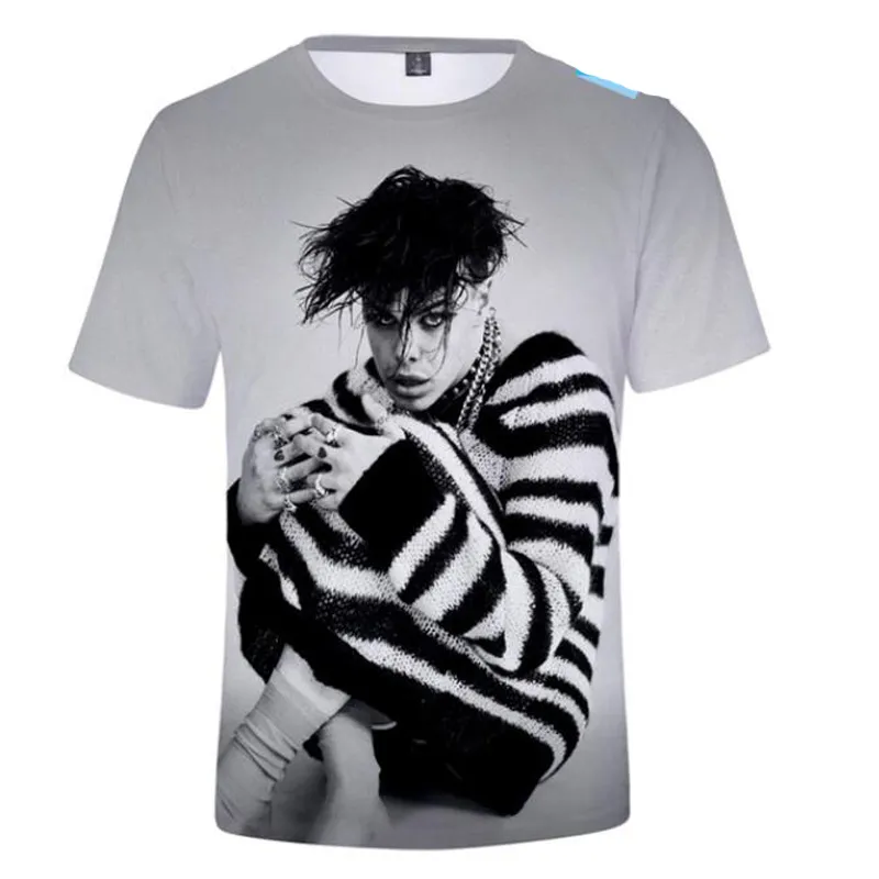 TシャツファッションラッパーYungblud印刷面白いTシャツ夏のカジュアルストリートヒップホップTシャツ男性女性トップス